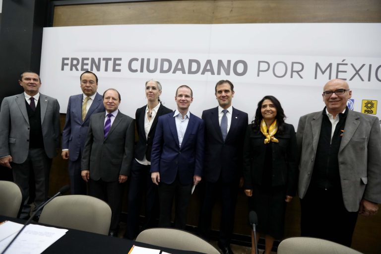 Recepción de la solicitud de conformación del Frente Ciudadano por México.