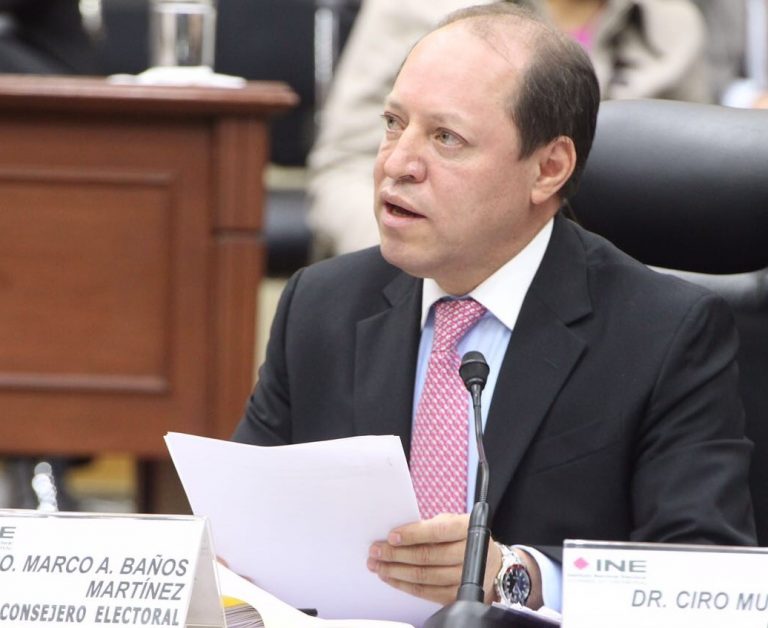 Marco Antonio Baños Martínez, Consejero Electoral.