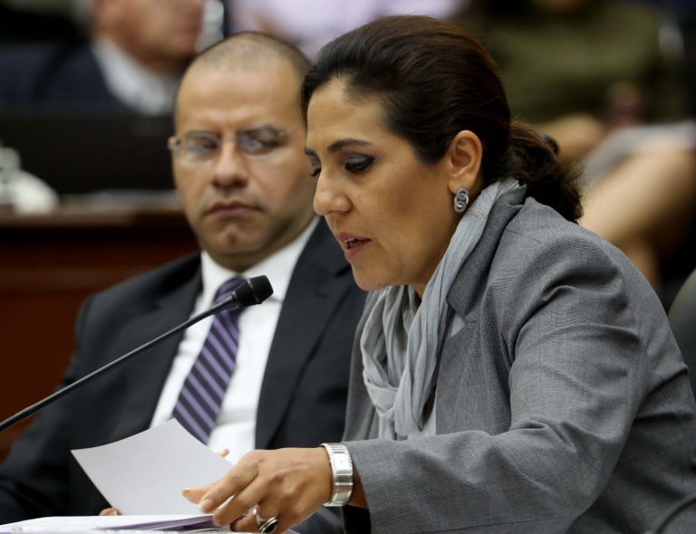 Clauidia Zavala Pérez y Roberto Ruíz Saldaña Consejera y Consejero Electorales.