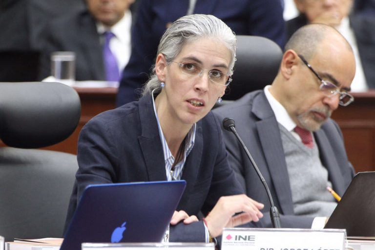 Pamela San Martín Ríos y Valles y Jaime Rivera Velázquez, Consejera y Consejero Electorales.