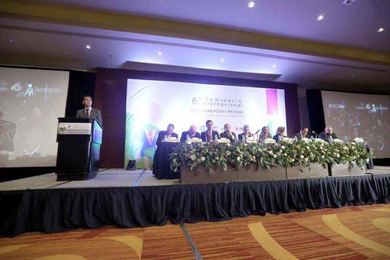 6to Seminario Internacional Poder, Corrupción e Impunidad: Una agenda con enfoque de derecho.