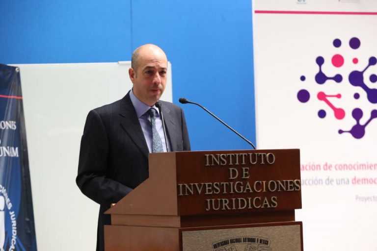 Pedro Salazar Ugarte, Director del IIJ de la UNAM.