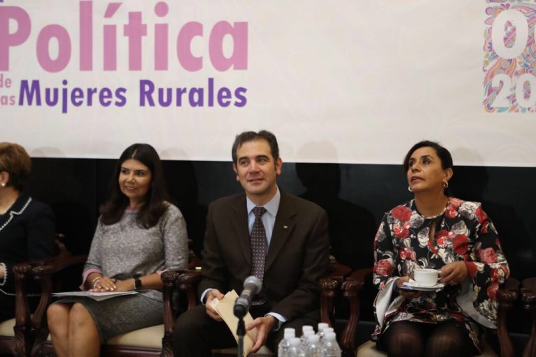 Lorenzo Córdova Vianello, Consejero Presidente del INE en el Seminario "La participación política de las mujeres rurales"