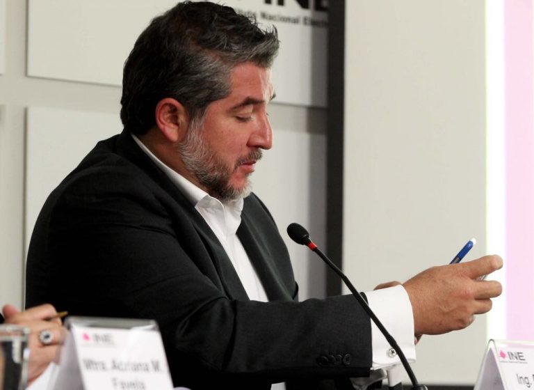 René Miranda Jaimes, Director Ejecutivo del Registro Federal de Electores en la Presentación de la aplicación móvil para la captación y verificación de apoyo ciudadano a los aspirantes a candidatos independientes.