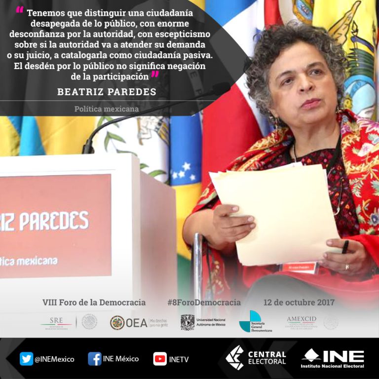 Beatriz Paredes, política mexicana.