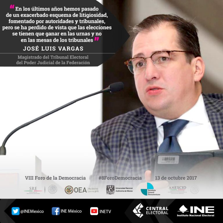 José Luis Vargas, Magistrado del Tribunal Electoral del Poder Judicial de la Federación.