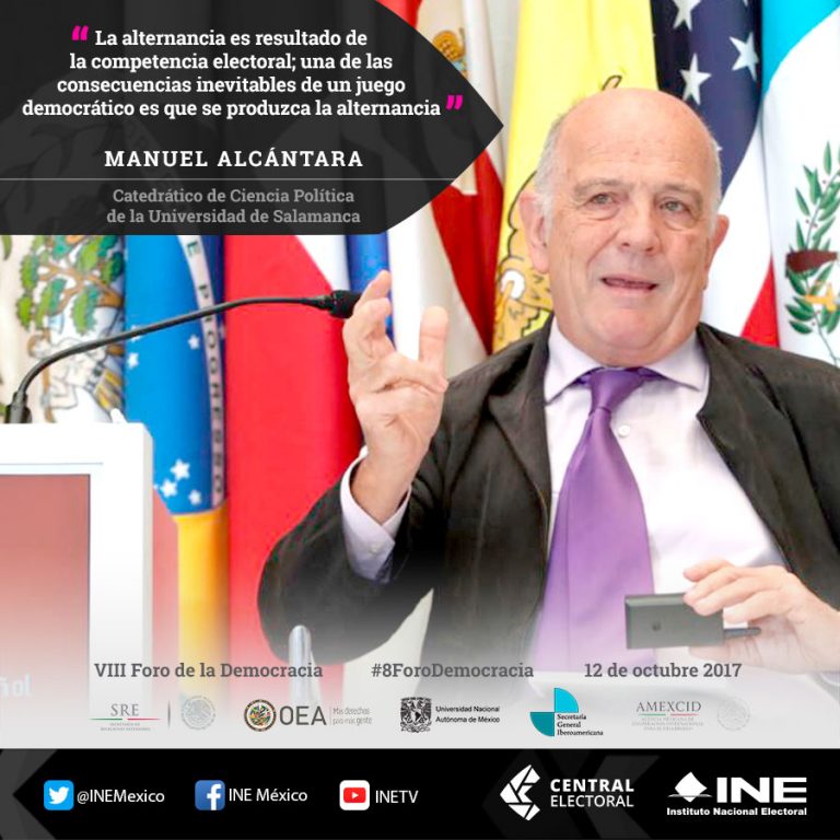 Manuel Alcántara, catedrático de Ciencias Políticas de la Universidad de Salamanca.