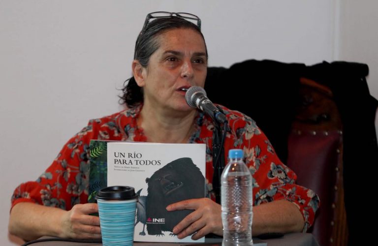 Cecilia Toussaint en la narración oral “Un río para todos y otros cuentos en el Marco del XLV Festival Internacional Cervantino.