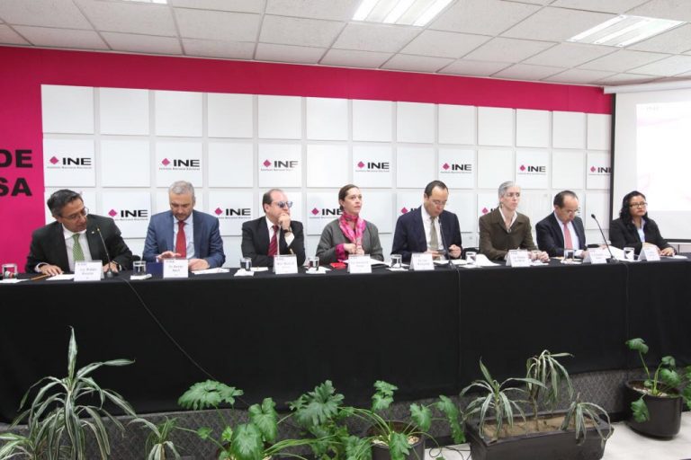 Conferencia de prensa con motivo de la presentación del Módulo de transparencia sobre la fiscalización de aspirantes a candidatos independientes.