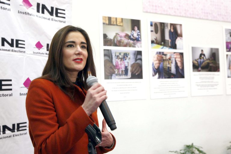 Dania Ravel Cuevas, Consejera Electoral y Presidenta de la Comisión Temporal para el Fortalecimiento de la Igualdad de Género y No Discriminación en la Participación Política en el Marco del Proceso Electoral 2017-2018.