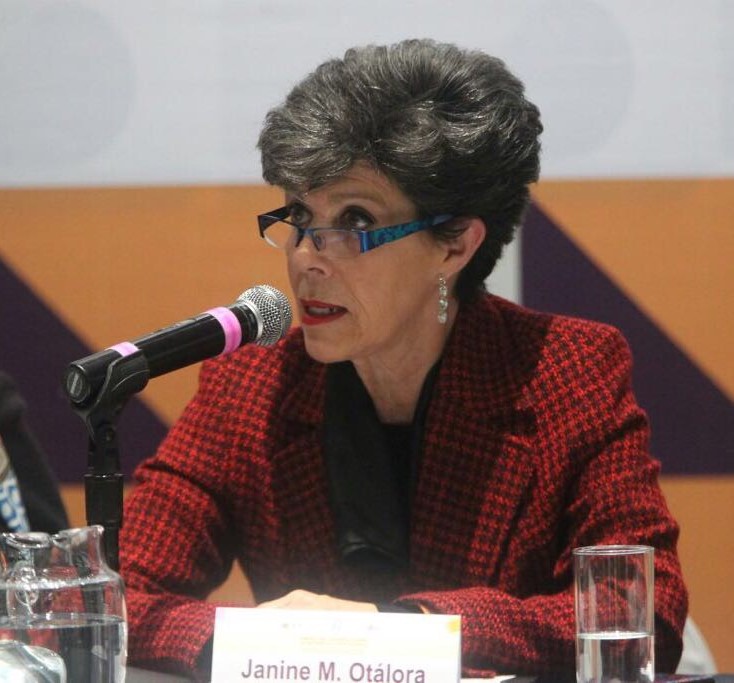 Janine Otalóra Malassis, Magistrada Presidente de la Sala Superior del TEPJF.