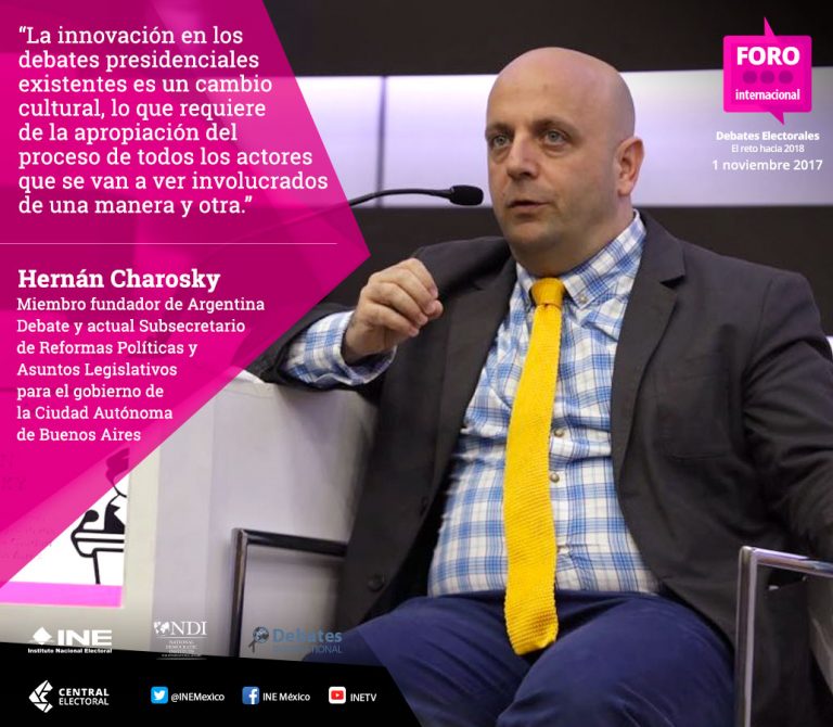 Hernán Charosky, subsecretario de reformas Políticas y Asuntos Legislativos