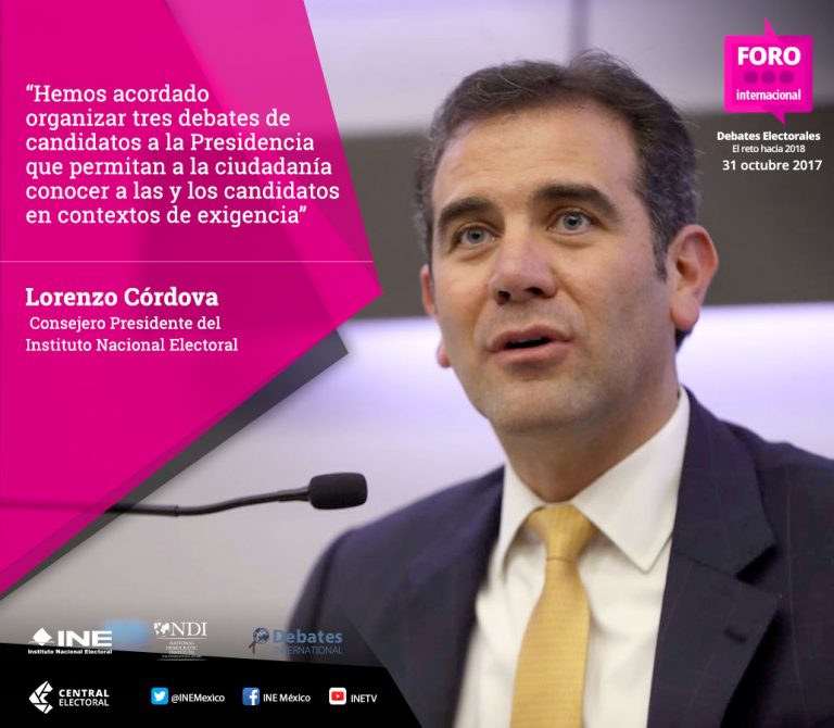 Lorenzo Córdova, Consejero Presidente INE