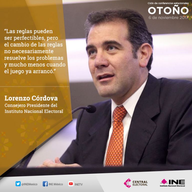 Lorenzo Córdova, Consejero Presidente