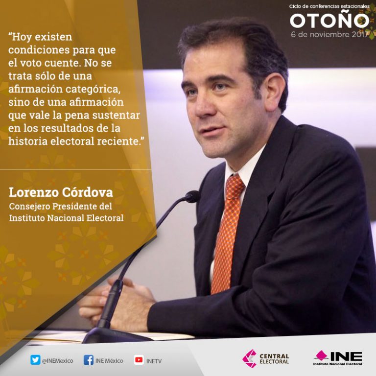 Lorenzo Córdova, Consejero Presidente