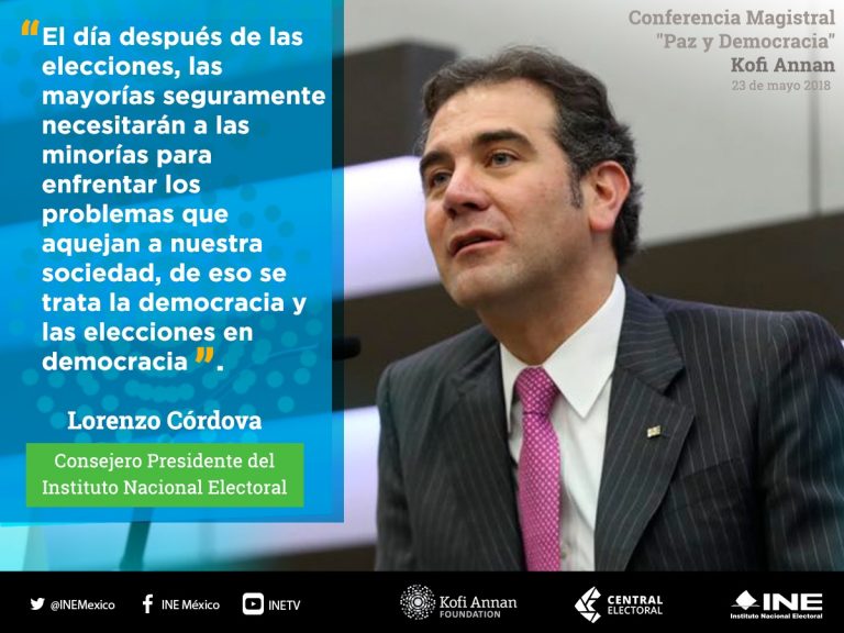 Lorenzo Córdova, Consejero Presidente