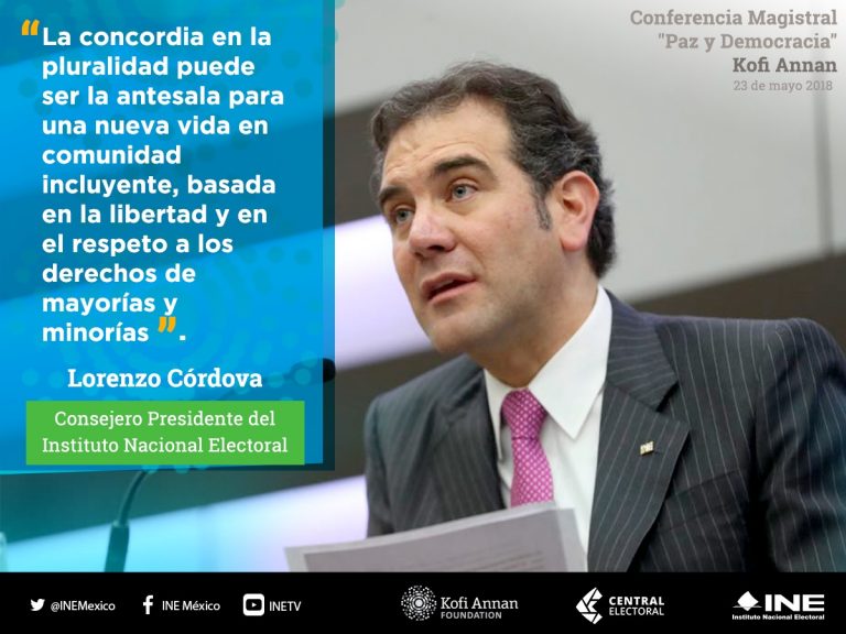 Lorenzo Córdova, Consejero Presidente