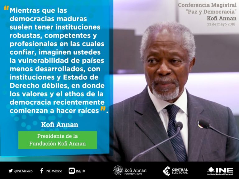 Presidente de la Fundación Kofi Annan