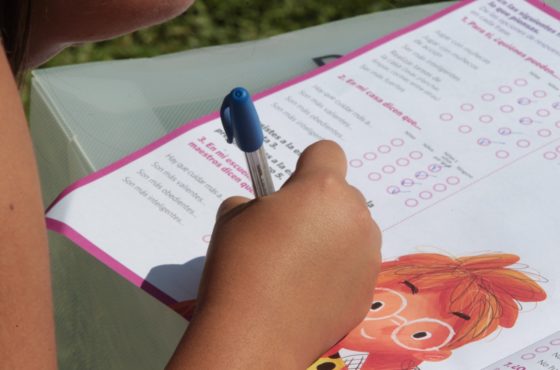 Consulta Infantil y Juvenil siendo llenada