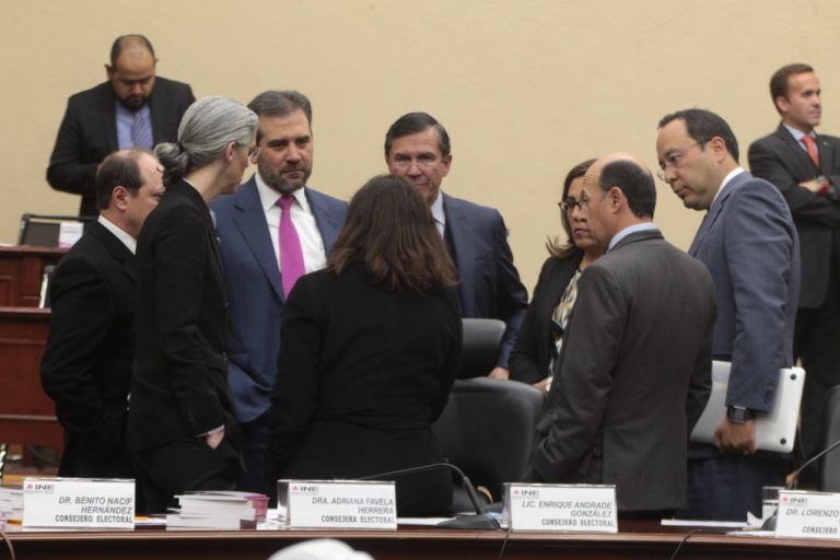 Sesión Extraordinaria del Consejo General del INE el día 9 de enero de 2019.