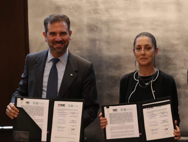 Firma de Convenio INE- CDMX.