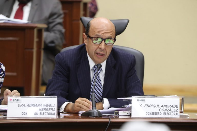 Enrique Andrade González, Consejero Electoral.