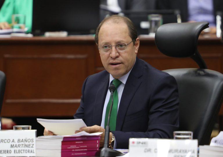 Marco Antonio Baños Martínez, Consejero Electoral.