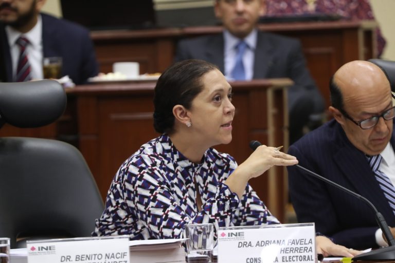 Adriana Favela Herrera, Consejera Electoral.