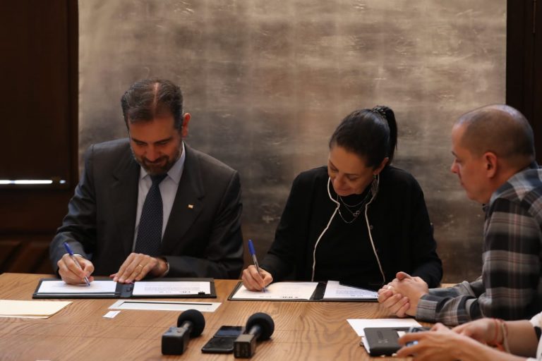 Firma de Convenio INE- CDMX.