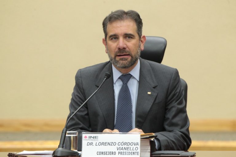 Lorenzo Córdova Vianello, Consejero Presidente del INE.