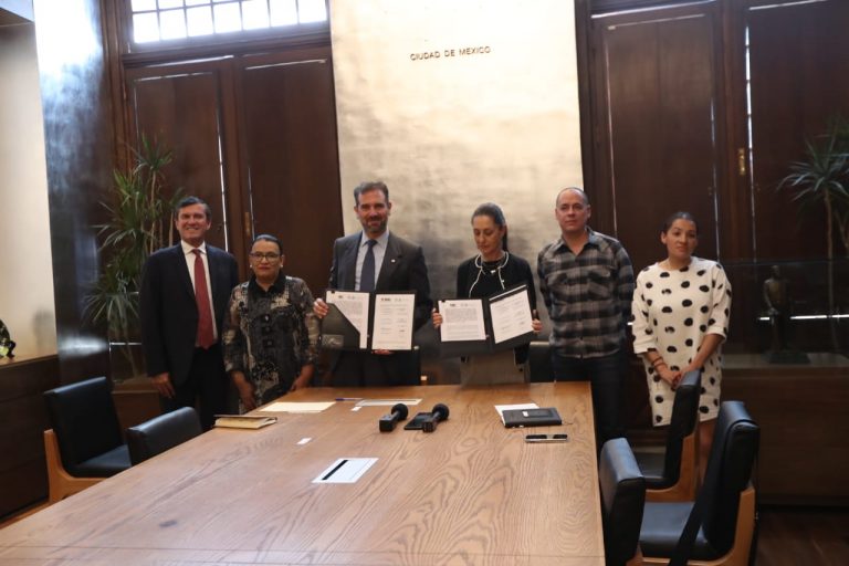Firma de Convenio INE- CDMX.