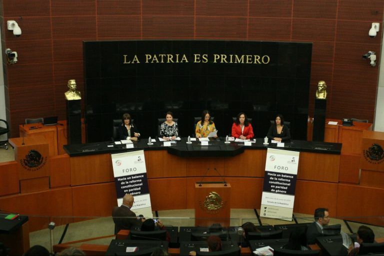 Inauguración del Foro “Hacia un balance de la reforma constitucional en paridad de género”.
