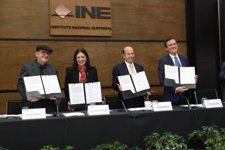Firma de Convenio de Colaboración INE- Firma de Convenio con Iniciativa Ciudadana para la Promoción de la Cultura del Diálogo A.C.