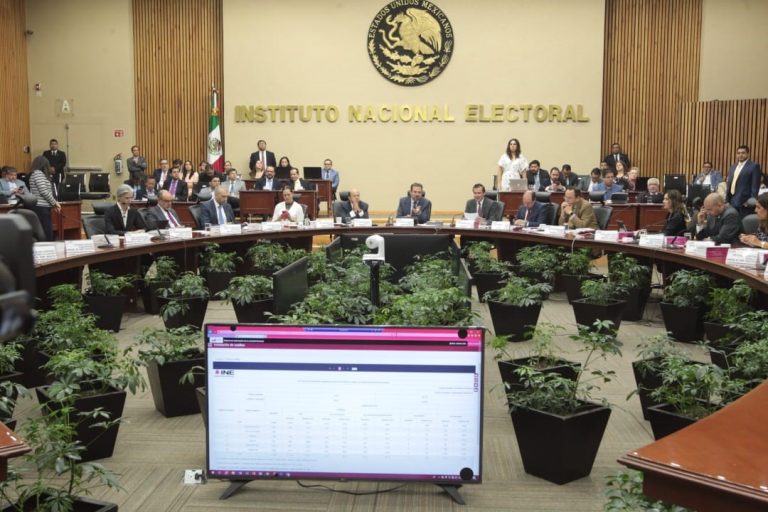 Sesión del Consejo General del INE con Motivo de las elecciones del día  2 de junio de 2019 en los Estados de Aguascalientes,  Baja California, Durango, Quintana Roo, Puebla y Tamaulipas.