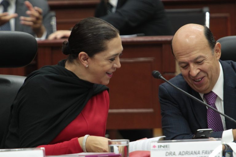 Adriana Favela Herrera y Enrique Andrade González  Consejera y Consejero  Electorales.