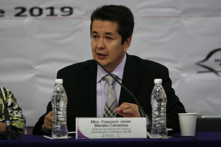 Francisco Morales Camarena, Director de Educación Cívica y Participación Ciudadana del INE.