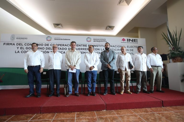 Firma de Convenio de Apoyo y Colaboración INE-Gobierno del Estado de Guerrero en materia del Registro Federal de Electores.