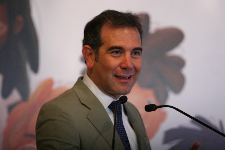 Lorenzo Córdova Vianello Consejero Presidente del INE en la Presentación de Resultados de la Consulta Infantil y Juvenil 2018, en Tamaulipas.