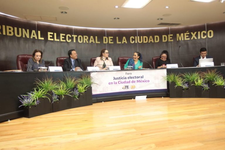 Foro “Justicia electoral en la Ciudad de México”.