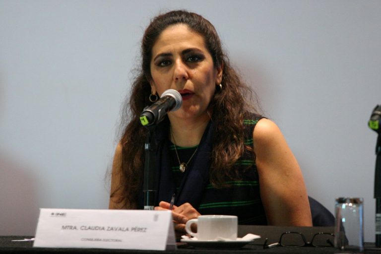 Claudia Zavala Pérez Consejera Electoral del INE.