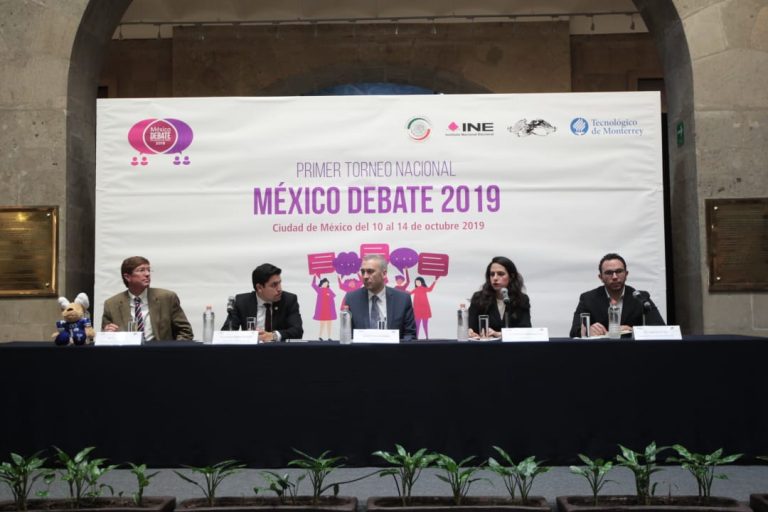 Inauguración del Primer Torneo Nacional México Debate 2019