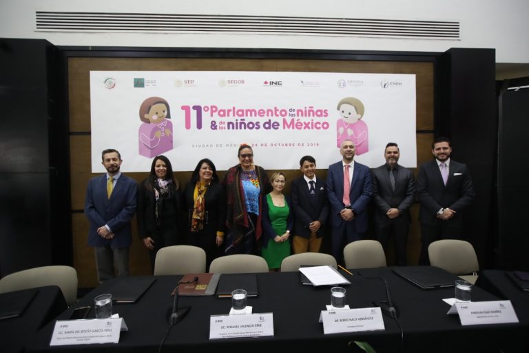 Instalación y Primera Sesión del Grupo Coordinador Interinstitucional del 11° Parlamento de las niñas y los niños de México.
