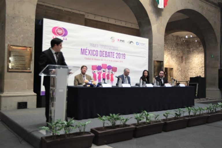 Inauguración del Primer Torneo Nacional México Debate 2019