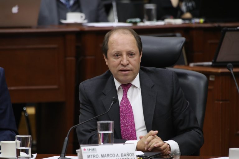 Marco Antonio Baños, Consejero Electoral.