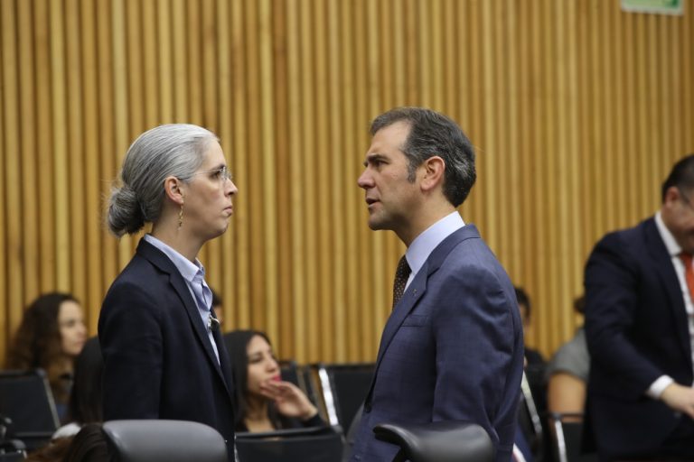 Pamela San Martín Ríos y Valles Consejera Electoral y Lorenzo Córdova Vianello, Consejero Presidente del INE.