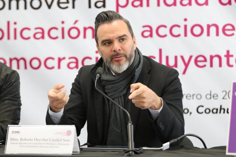 Roberto Heycher Cardiel Soto,  Director Ejecutivo de Capacitación Electoral y Educación Cívica del INE.