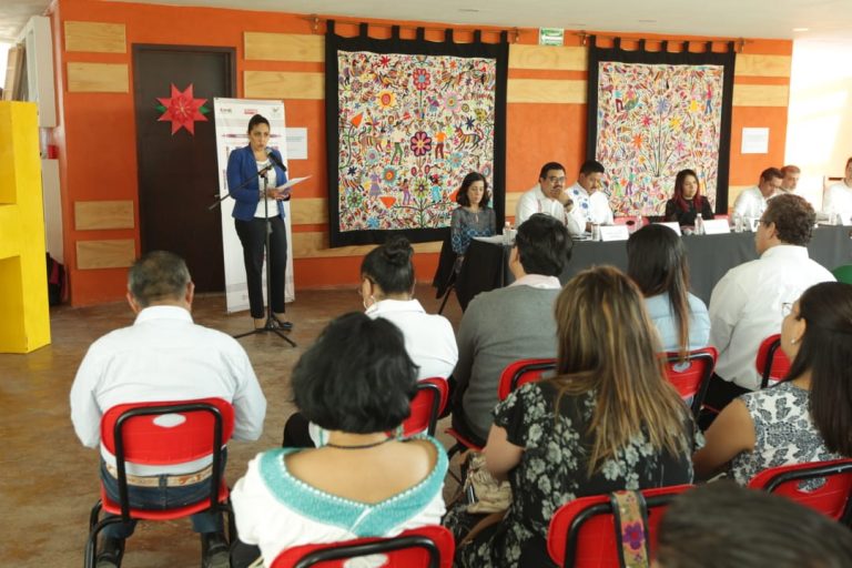 Claudia Zavala Pérez, Consejera Electoral del INE en el Evento Conmemorativo por el Día Internacional de la Lengua Materna.