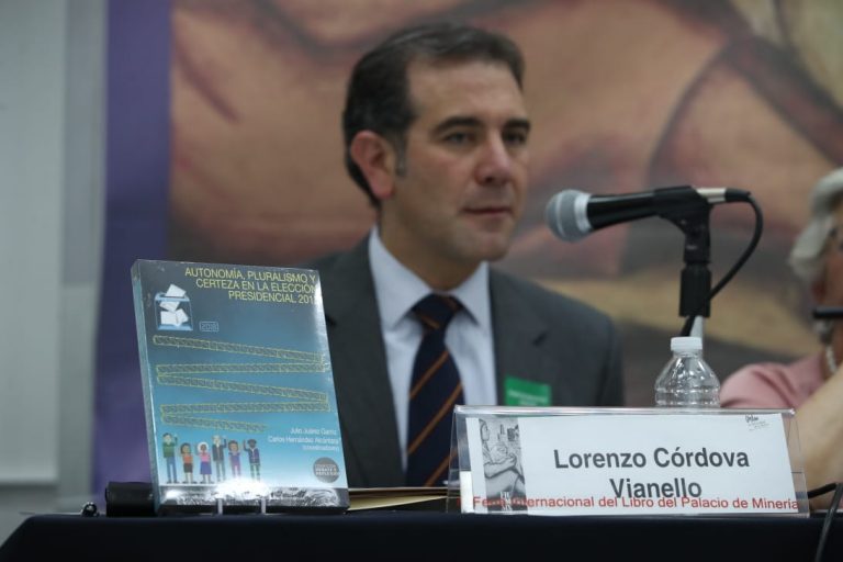 Lorenzo Córdova Vianello, Consejero Presidente del INE en la Presentación del Libro “Autonomía pluralismo y certeza en la Elección Presidencial 2018”.