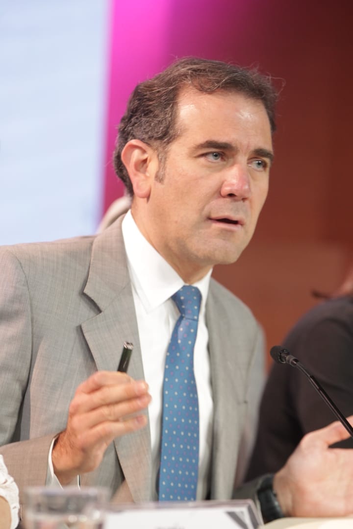 Lorenzo Córdova Vianello, Consejero Presidente del INE.