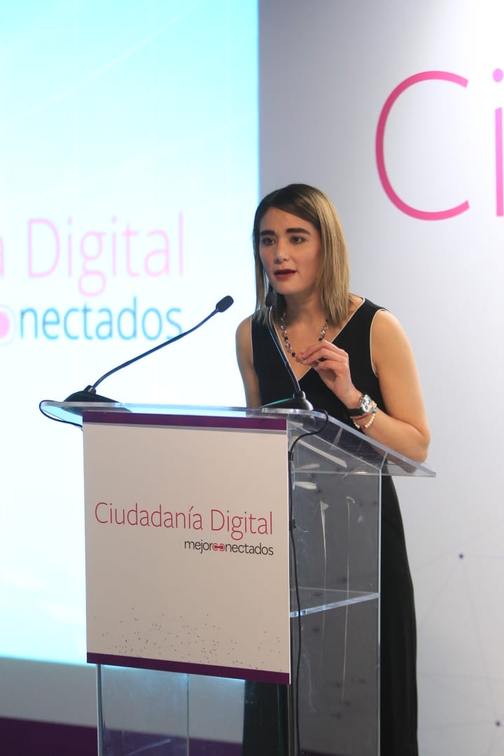 Dania Ravel Cuevas, Consejera Electoral del INE en la Presentación del Proyecto Ciudadanía Digital.
